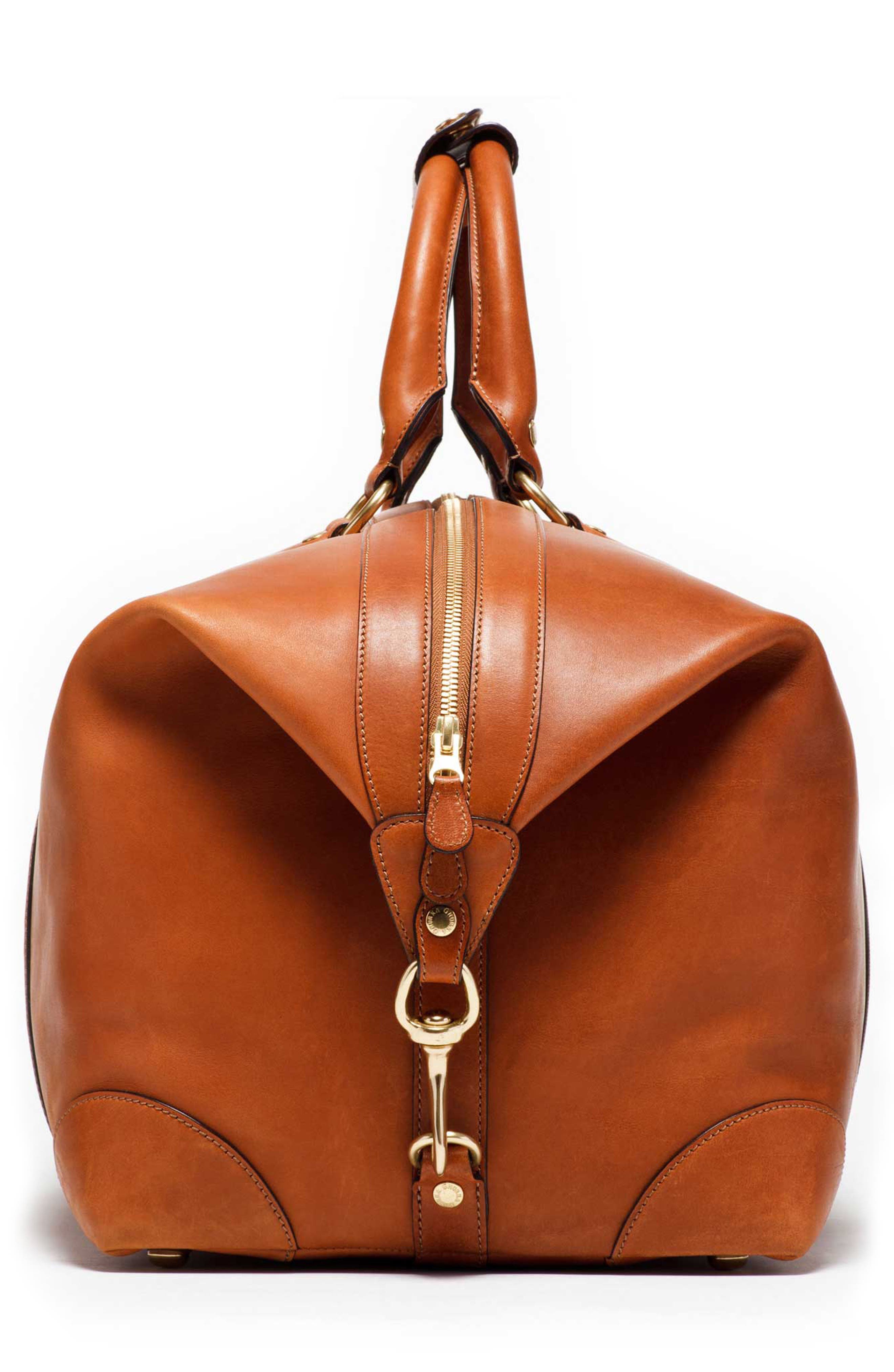 Ghurka Cavalier II Leather Duffel Bag, Alternate, color, 