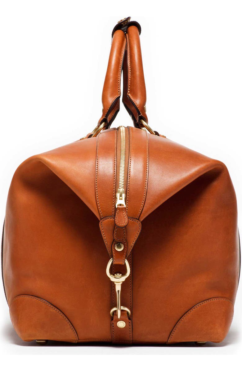 Ghurka Cavalier II Leather Duffel Bag, Alternate, color,