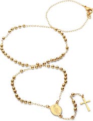 HMY JEWELRY Saint Pendant Rosary Necklace