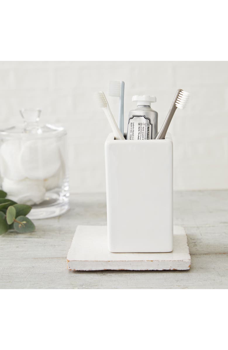 The White Company Newcombe Toothbrush Holder, Alternate, color, 