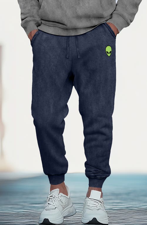 Dalix Mens Alien Midweight Fleece Washed Jogger Pant