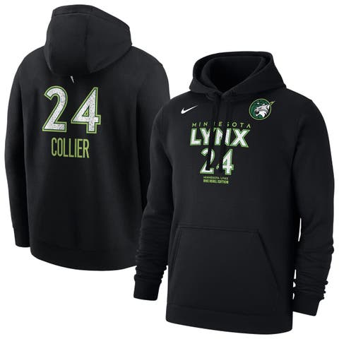 Men's Nike Napheesa Collier Black Minnesota Lynx Rebel Edition Name & Number Pullover Hoodie