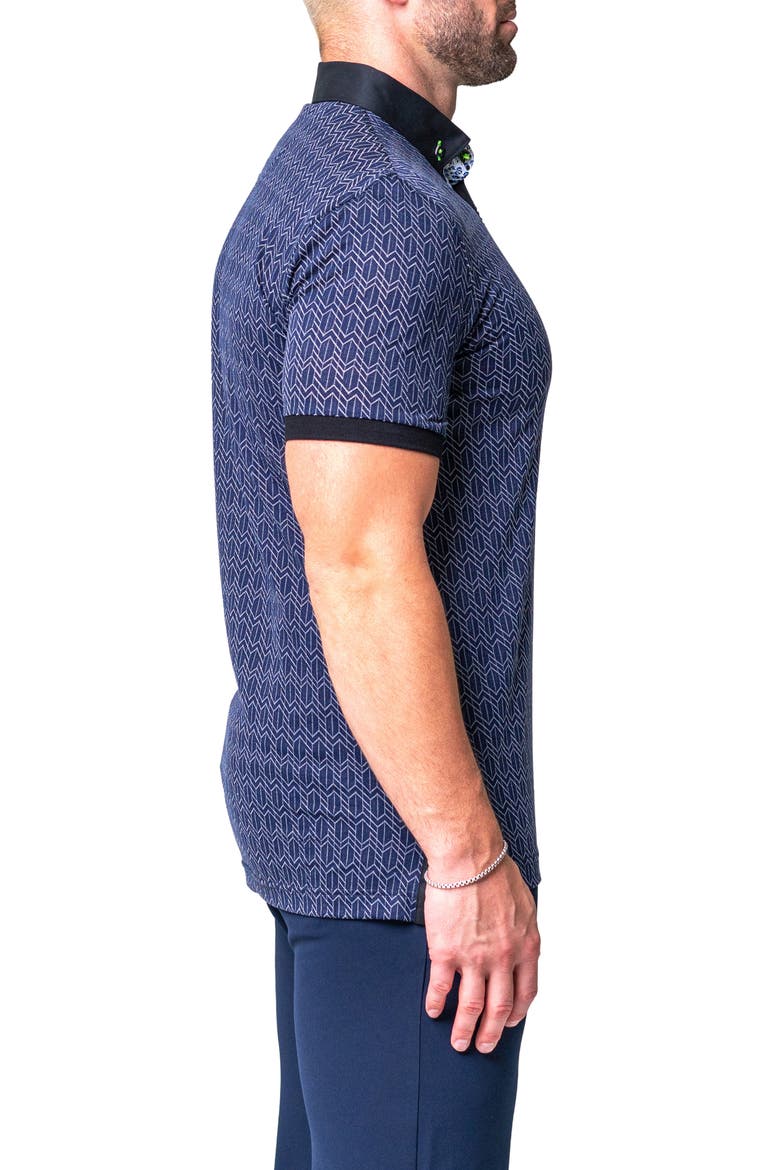 Mozartvix Blue Jersey Polo, Alternate, color, BLUE