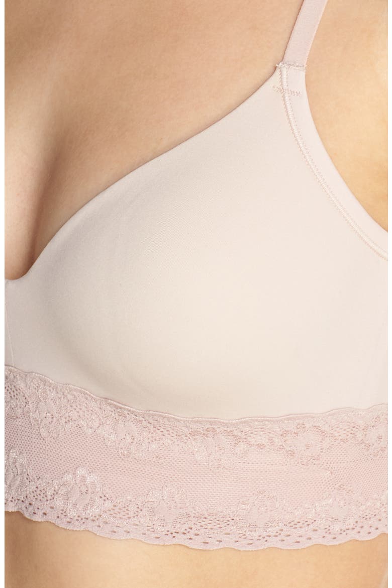 Bliss Perfection Contour Soft Cup Bralette, Alternate, color, ROSE BEIGE