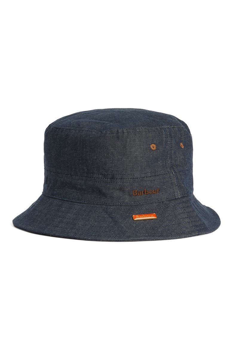 Transport Showerproof Denim Bucket Hat, Main, color, DENIM