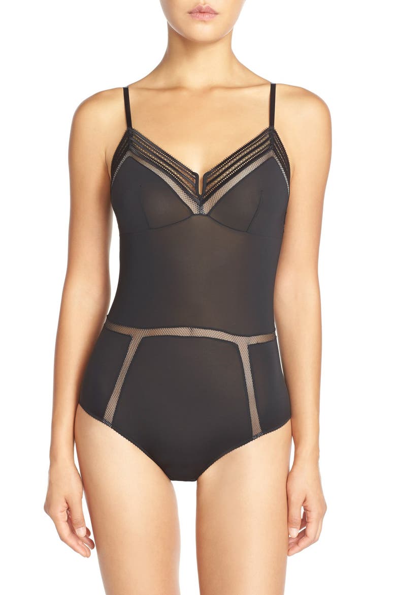 'Rebel' Bodysuit, Main, color, BLACK