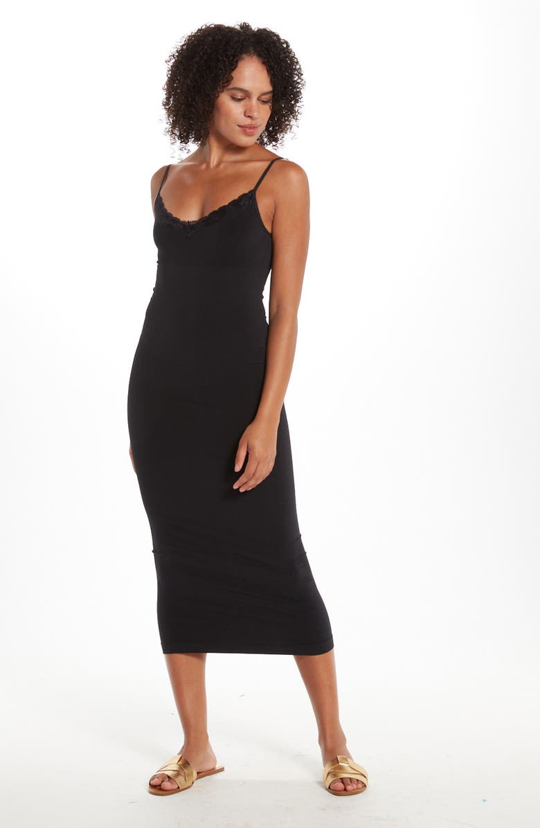 WISHLIST Lace Trim Midi Tank Dress, Alternate, color, 