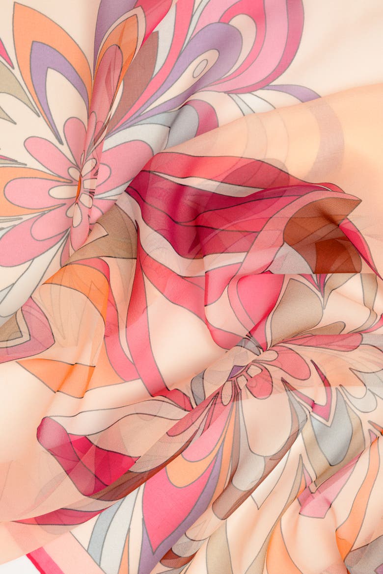 Liana - Long Silk Scarf for Women, Alternate, color, Pink