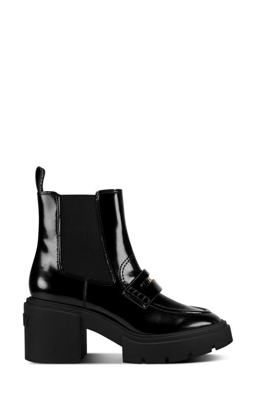 Dkny Tisbury Platform Chelsea Boot In Black