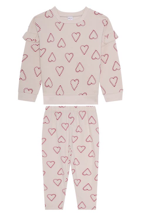 Kids' Print Sweatshirt & Sweatpants Set (Toddler & Little Kid)