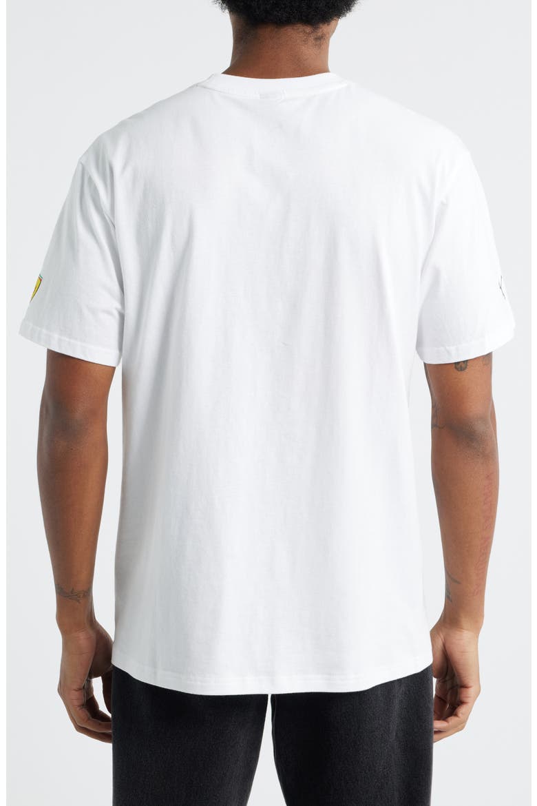 x Scuderia Ferrari Cotton Graphic T-Shirt, Alternate, color, PUMA WHITE