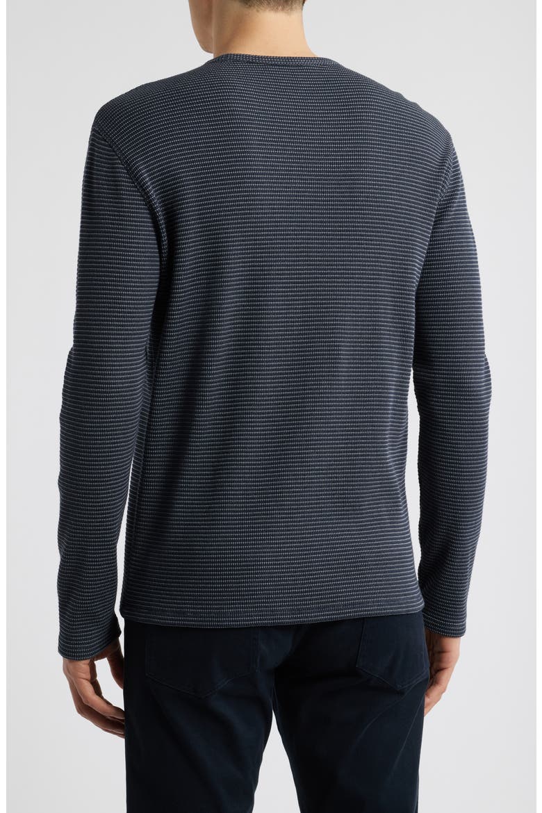 Feed Stripe Thermal Knit Long Sleeve T-Shirt, Alternate, color, COASTAL/OFF WHITE