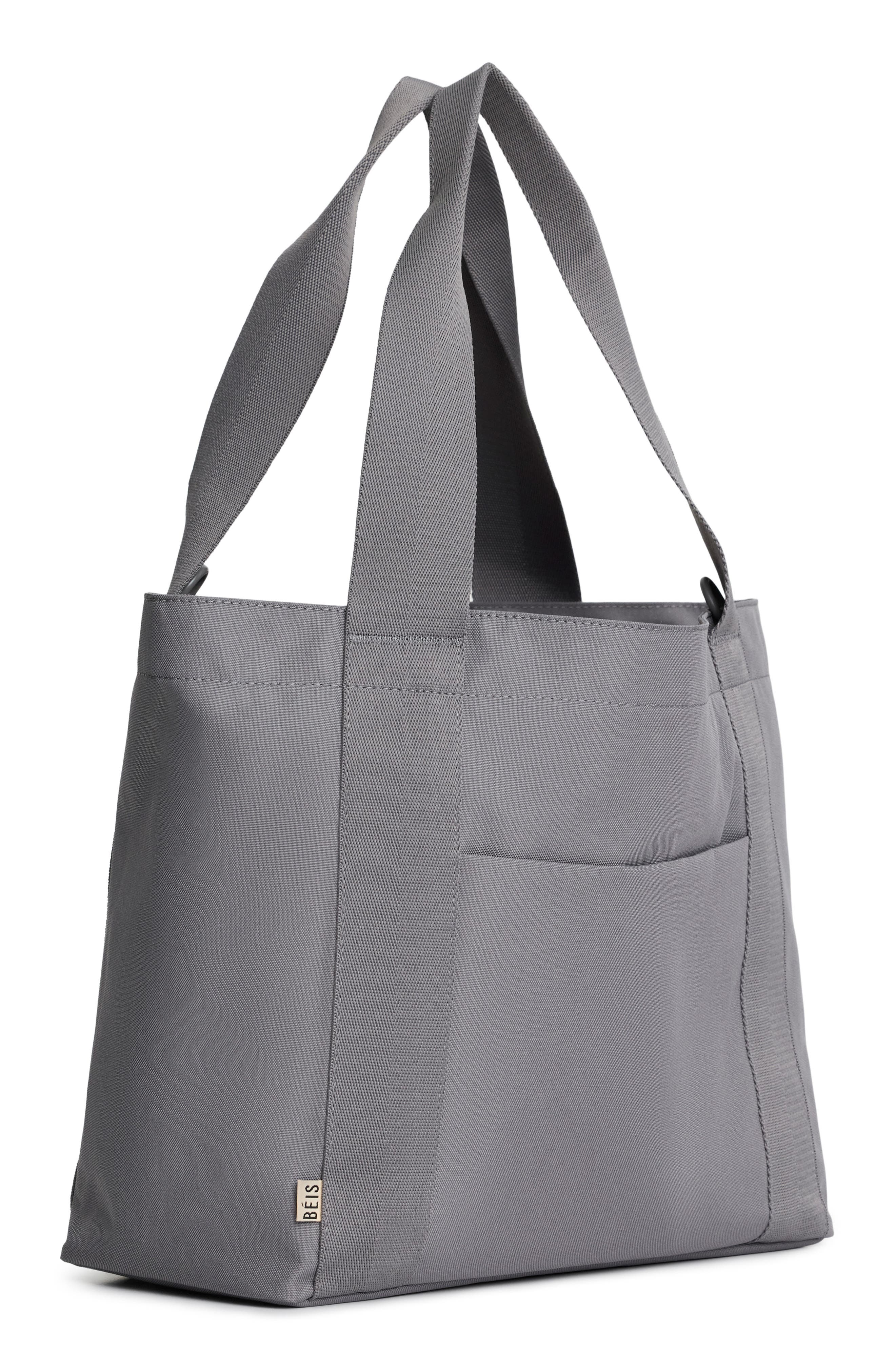 Béis The BÉISics Water Repellent Tote, Alternate, color, Grey