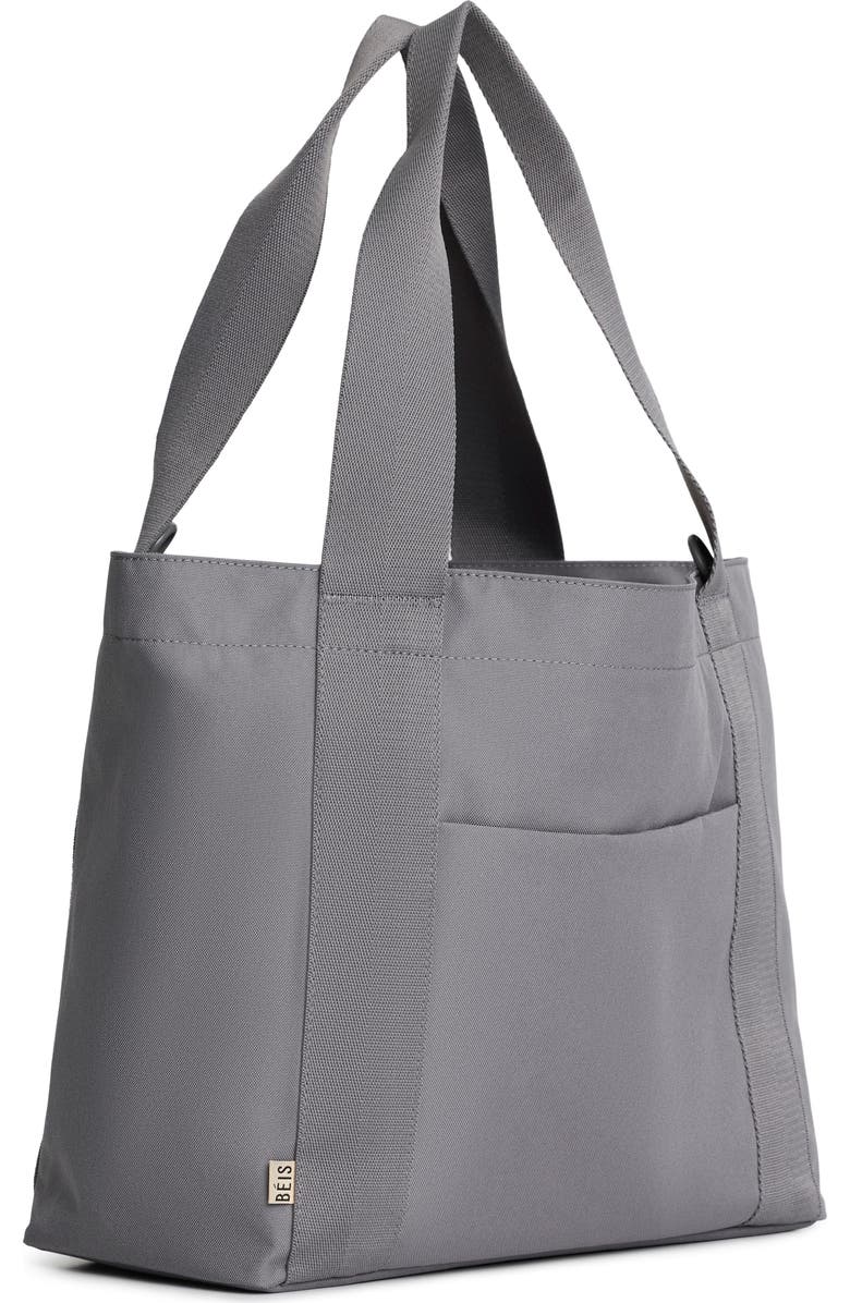 Béis The BÉISics Water Repellent Tote, Alternate, color, Grey