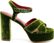 Andrea Gomez Bella Velvet Platform