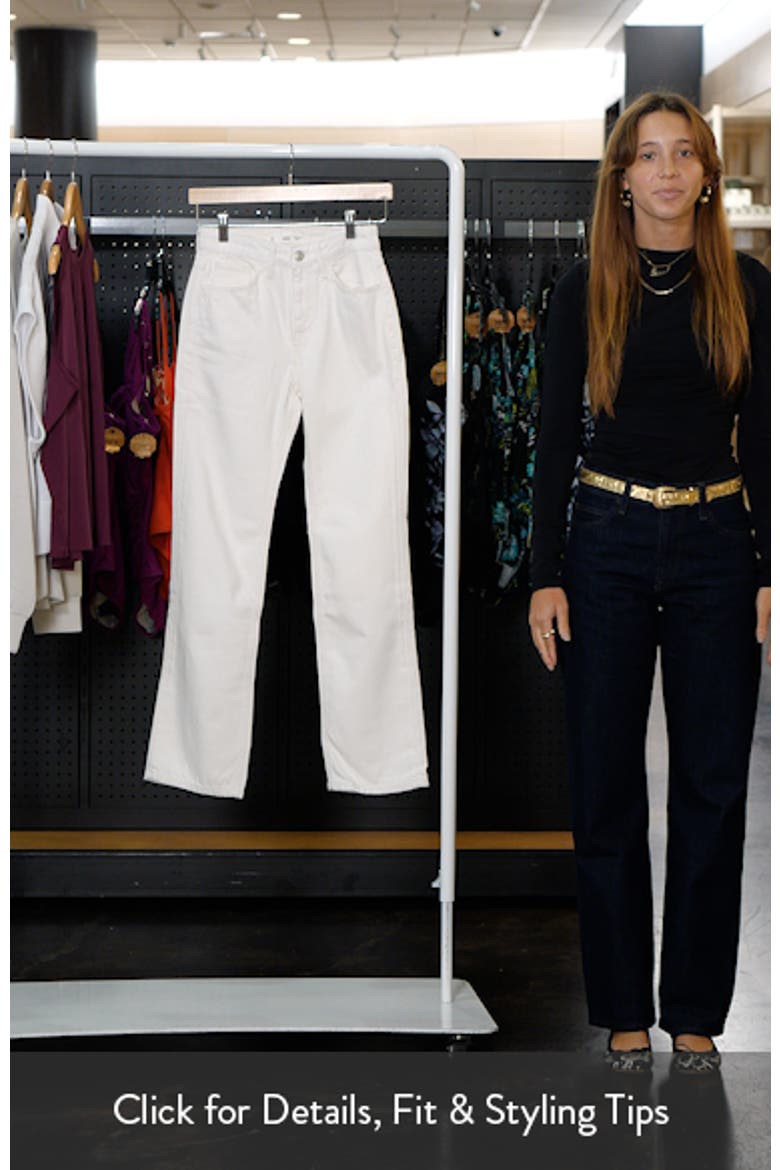 Matilda Mid Rise Straight Leg Jeans video