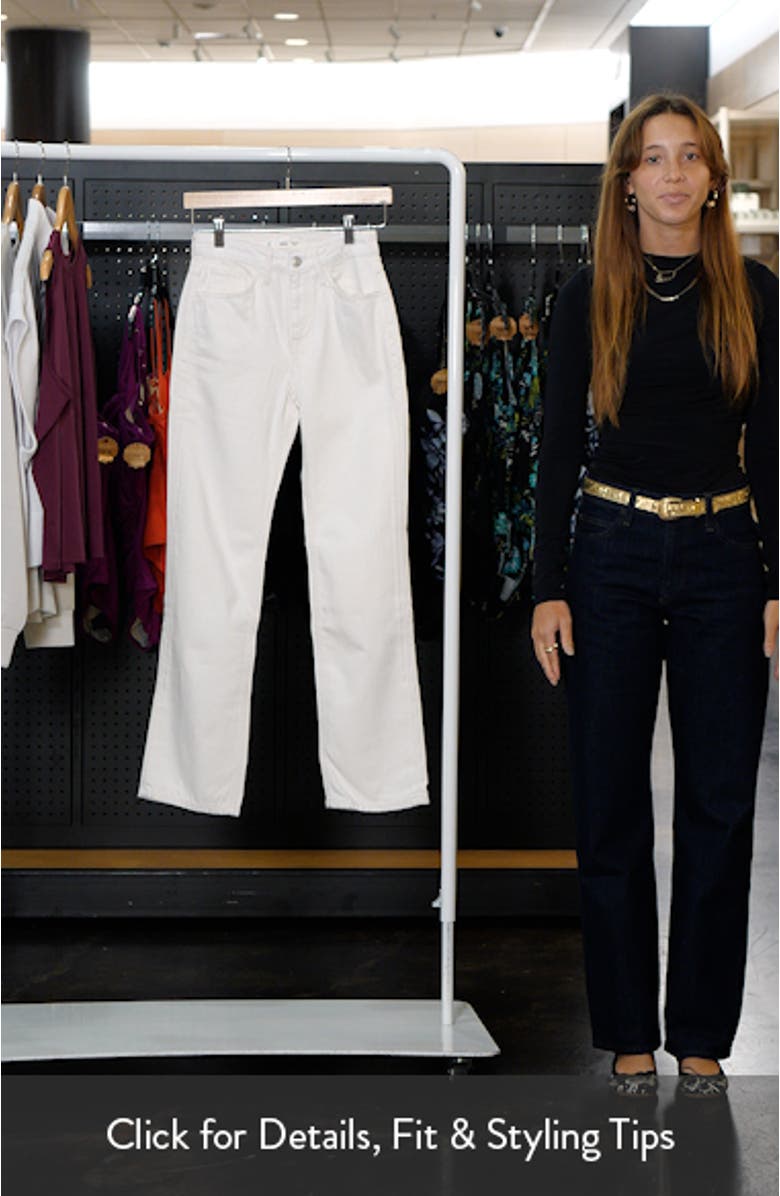 Matilda Mid Rise Straight Leg Jeans, sales video thumbnail