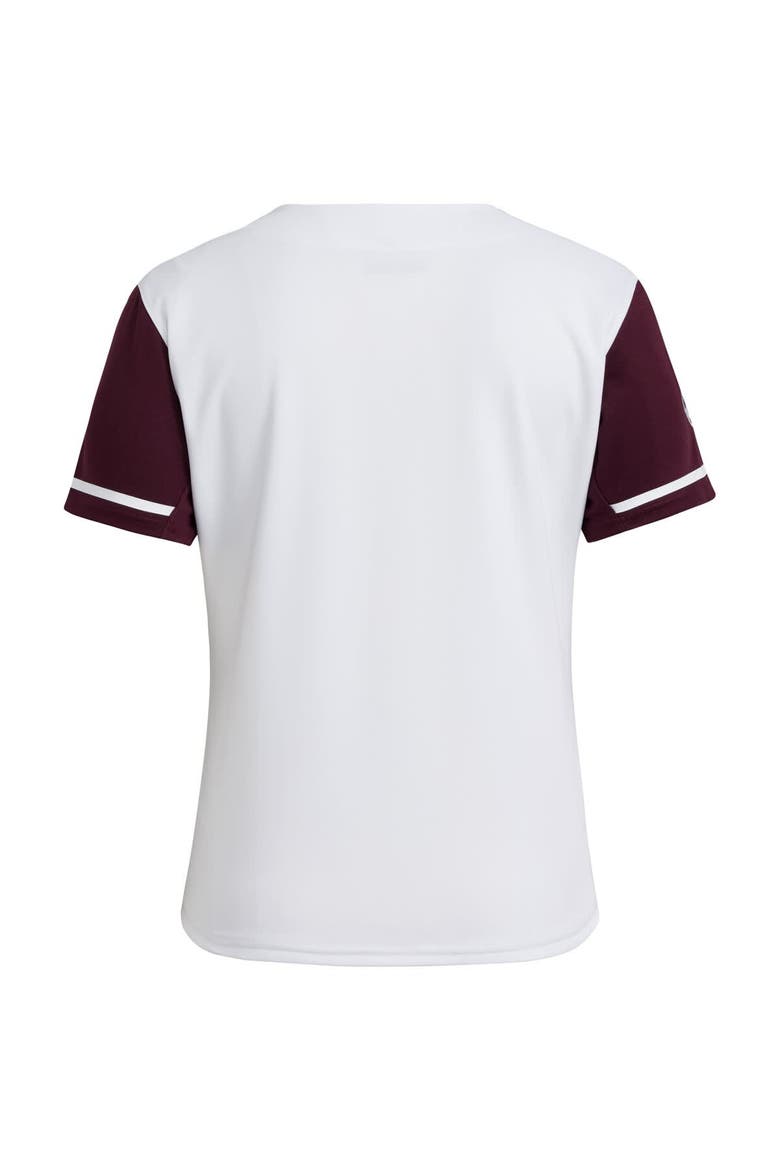 Women's adidas  Maroon Texas A&M Aggies Replica Softball Jersey, Alternate, color, White