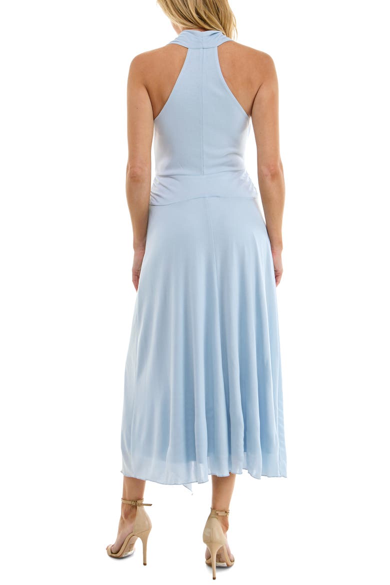 Surplice Handkerchief Hem Maxi Dress, Alternate, color, BLUE FINCH