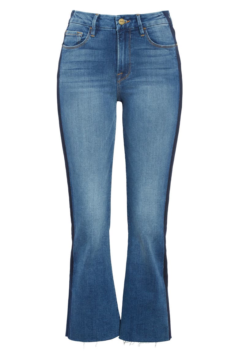 Le Crop Mini Boot Jeans, Alternate, color, KENYA