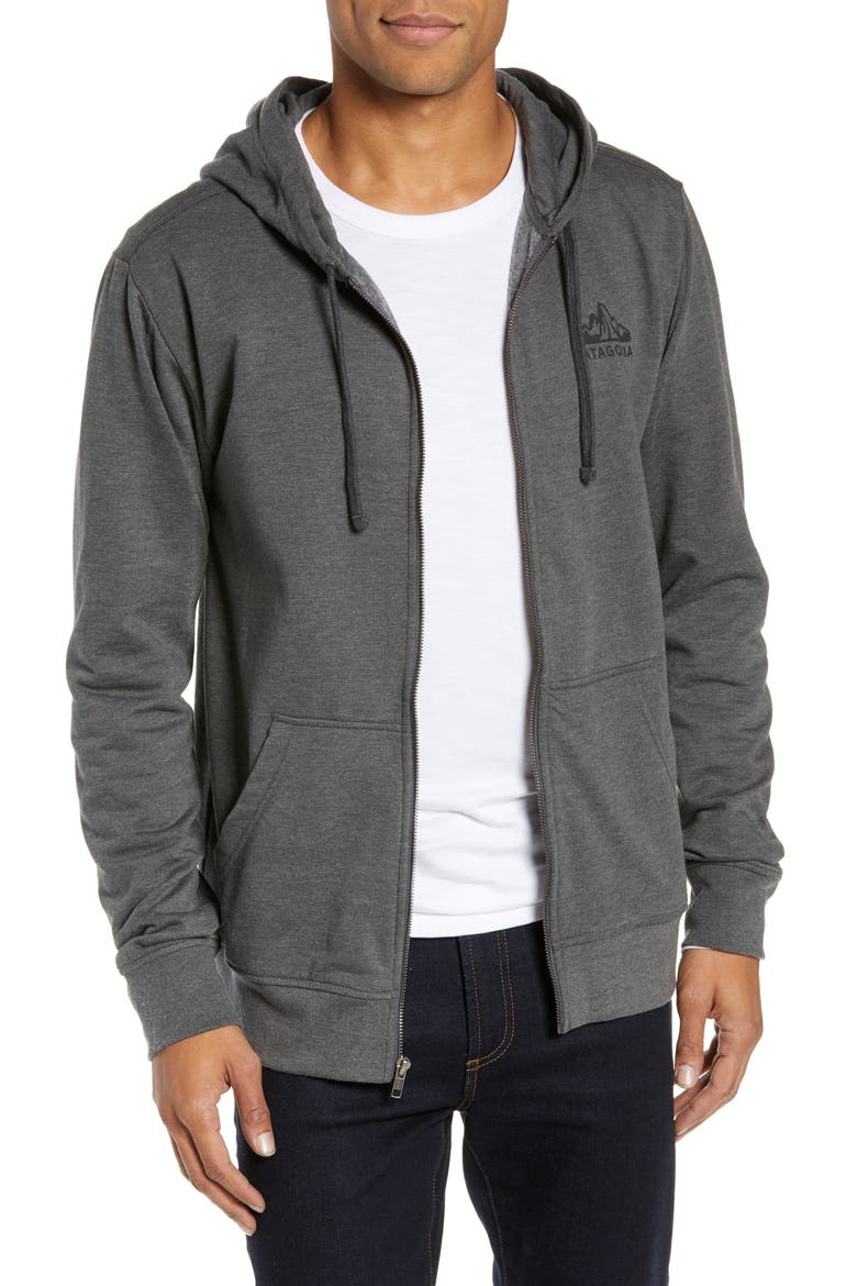 Fitz Roy Scope Zip Hoodie, Main, color, FORGE GREY