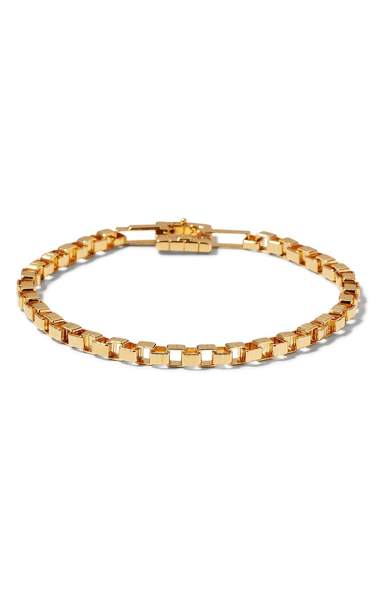 IVI Los Angeles Slim Signore Chain Bracelet, Alternate, color, Yellow Gold