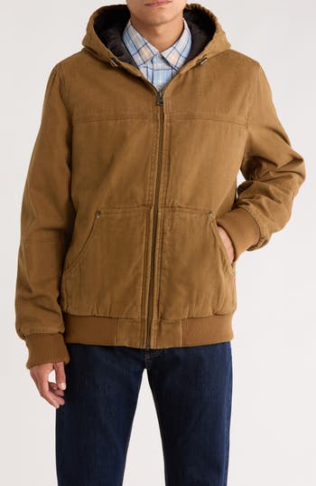 Levi's® Workwear Hoodie In Brown