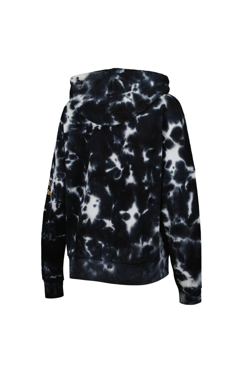 New Era Women's New Era Black Pittsburgh Steelers Cloud Dye Fleece Pullover Hoodie, Alternate, color, Black