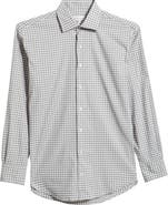 Peter Millar Fairbanks Ombré Check Performance Twill Button-Up Shirt