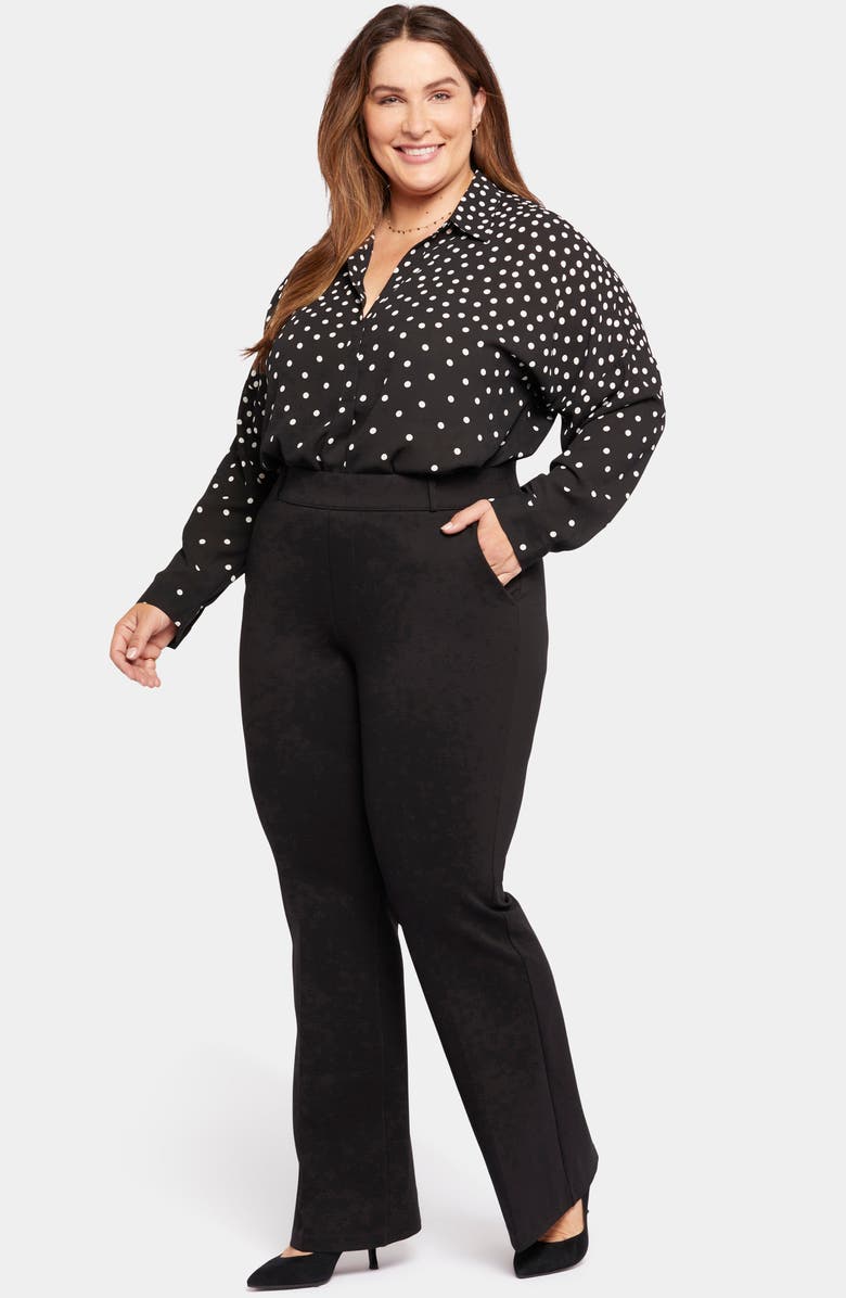 NYDJ Sculpt-Her<sup>™</sup> Pull-On Flare Ponte Pants, Alternate, color, Black