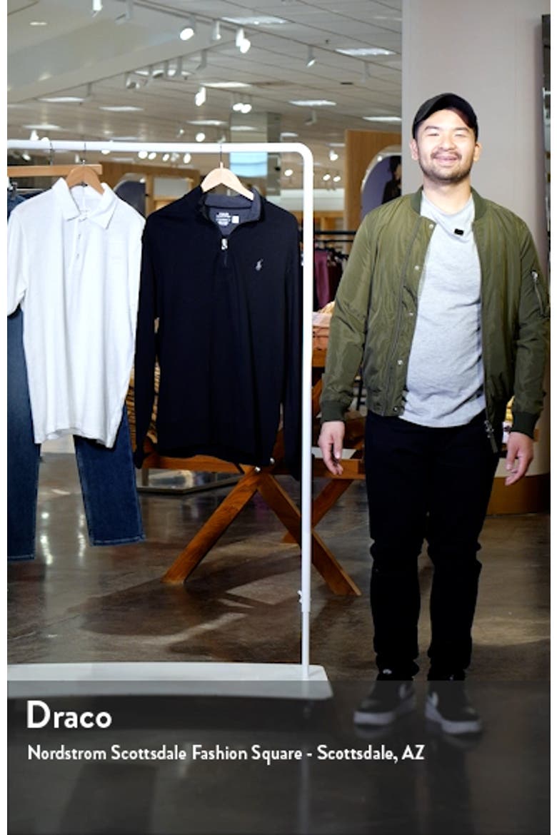 Double Knit Quarter Zip Pullover video