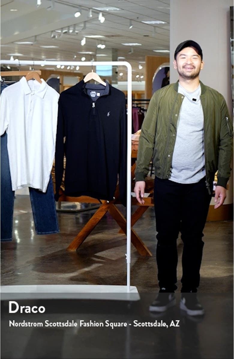 Double Knit Quarter Zip Pullover, sales video thumbnail