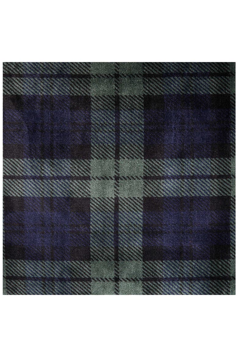 Edinburgh Tartan Reversible Throw, Alternate, color, NAVY BLUE