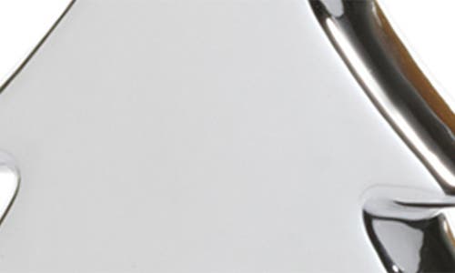 Zodax Teton Set Of 6 Silvertone Ceramic Trees In Silver