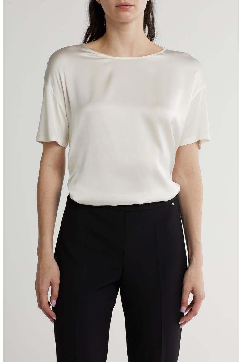 Esandy Short Sleeve Top, Main, color, OPEN WHT