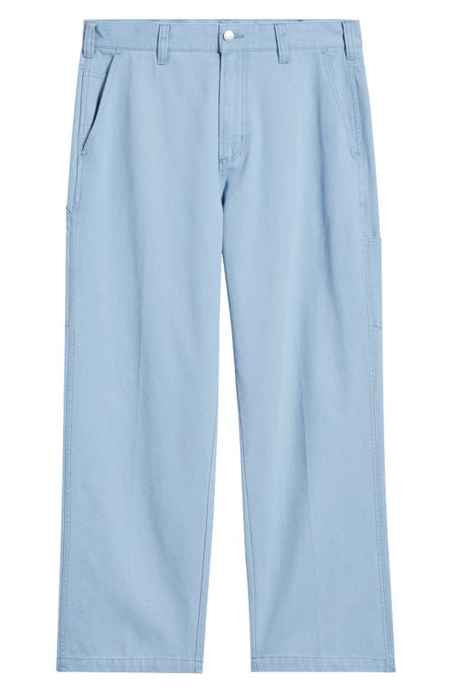 Obey Big Timer Carpenter Pants In Anthracite Faded Wash