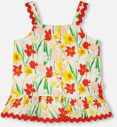 Deux par Deux Sleeveless Viscose Daffodil Top