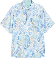 Tommy Bahama Palm Dancer Print Silk Button-Up Shirt
