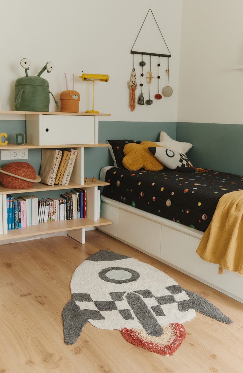 Lorena Canals Knit Rocket Cushion, Alternate, color, 