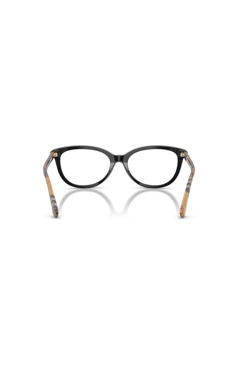 Burberry 52mm Cat Eye optical glasses, Alternate, color, Black