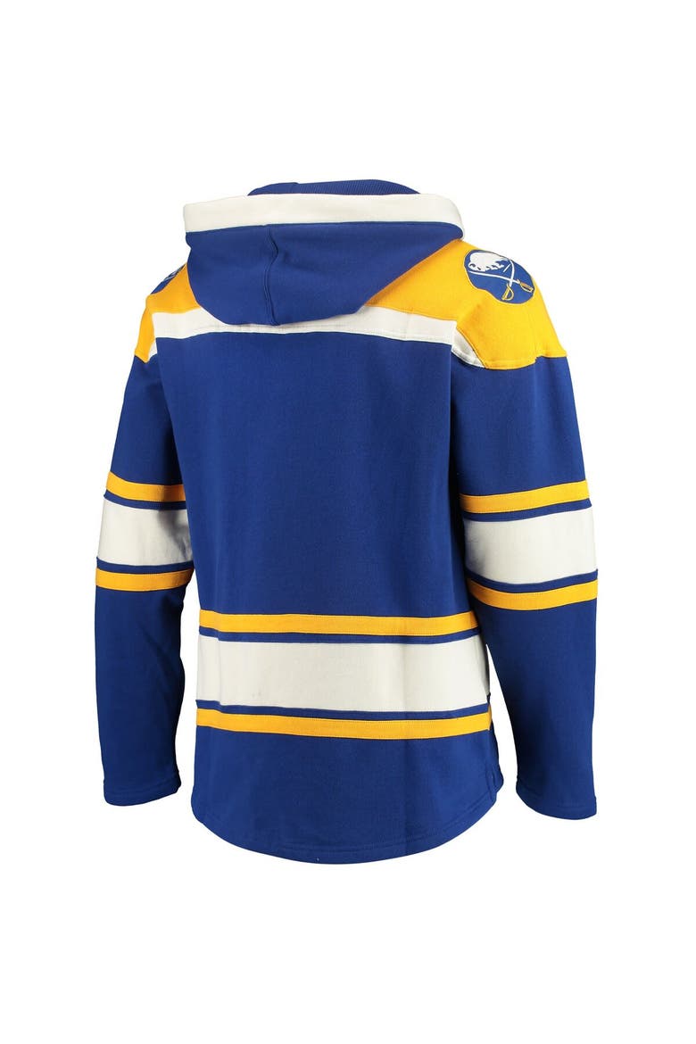 Men's '47 Royal Buffalo Sabres Superior Lacer Pullover Hoodie, Alternate, color, Royal