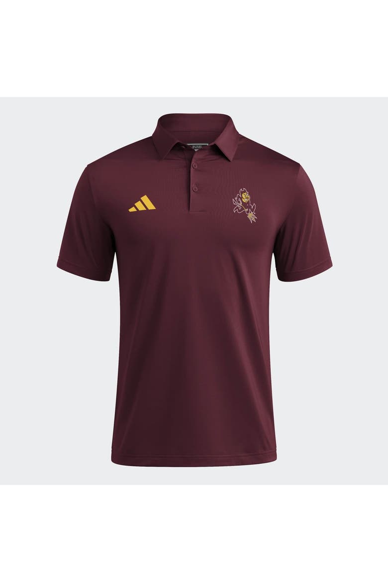 Men's adidas Maroon Arizona State Sun Devils Ultimate 365 Solid Polo, Main, color, Maroon