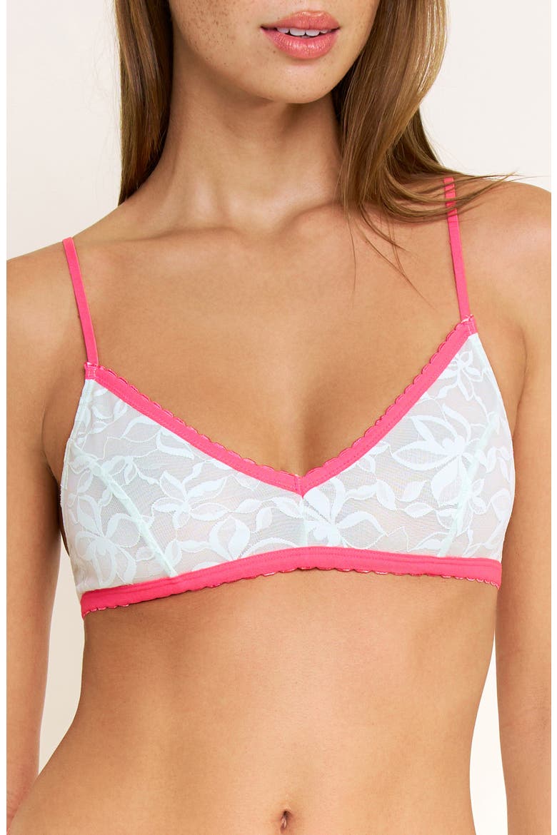 Azlin Lace Bralette, Main, color, MINT MOJITO