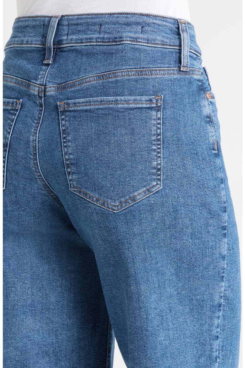 Teresa Raw Hem Ankle Wide Leg Jeans, Alternate, color, SALTON