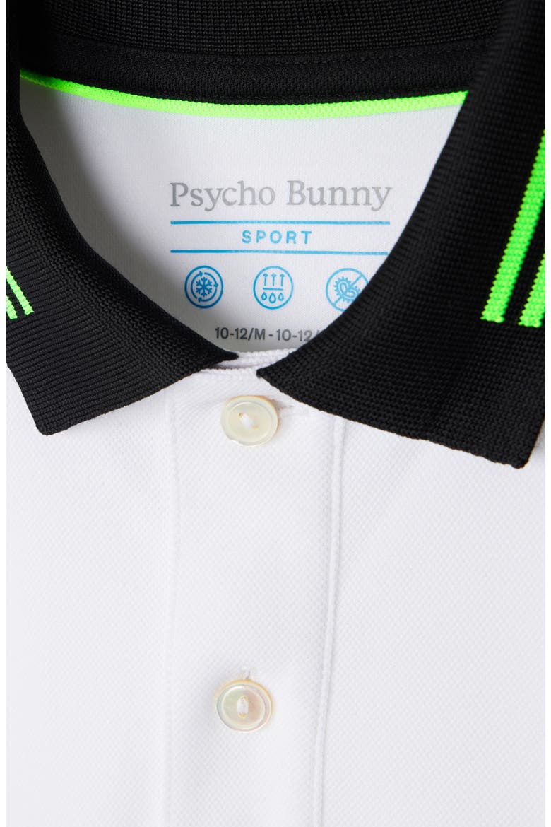 Kids' Marshall Tipped Polo, Alternate, color, WHITE