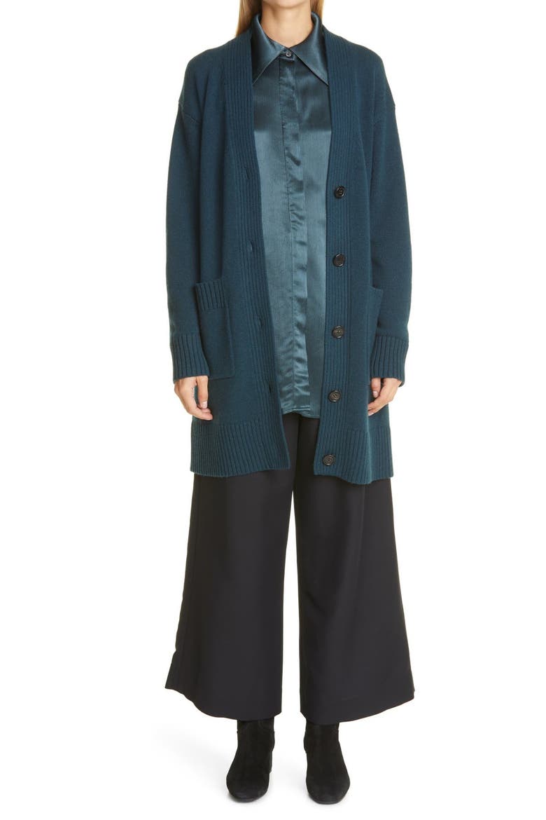Crinkle Satin Jacket, Main, color, TEAL