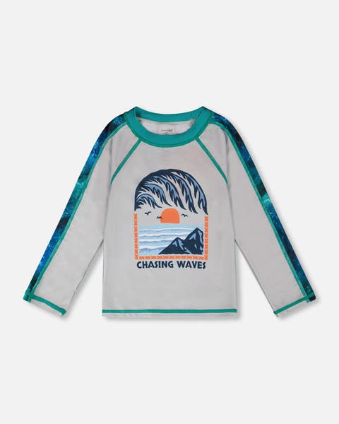 Long Sleeve Graphic Rashguard (Toddler, Little Kid & Big Kid)