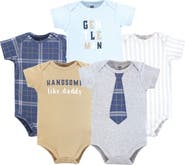 Hudson Baby Essential Cotton Bodysuits 5-Piece Set