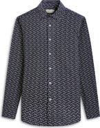 Bugatchi James OoohCotton® Martini Print Button-Up Shirt