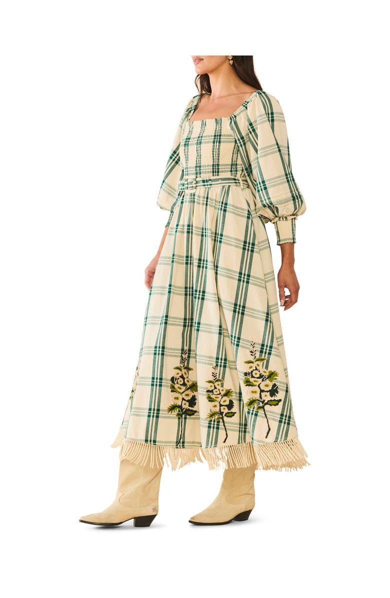 Eddy Eloise Dress x McKenzie Collaboration, Alternate, color, Green Plaid Larsen Floral
